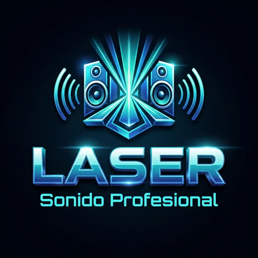 Logotipo LASER Sonido Profesional — BC Digital