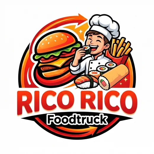 Logotipo Rico Rico Foodtruck — BC Digital